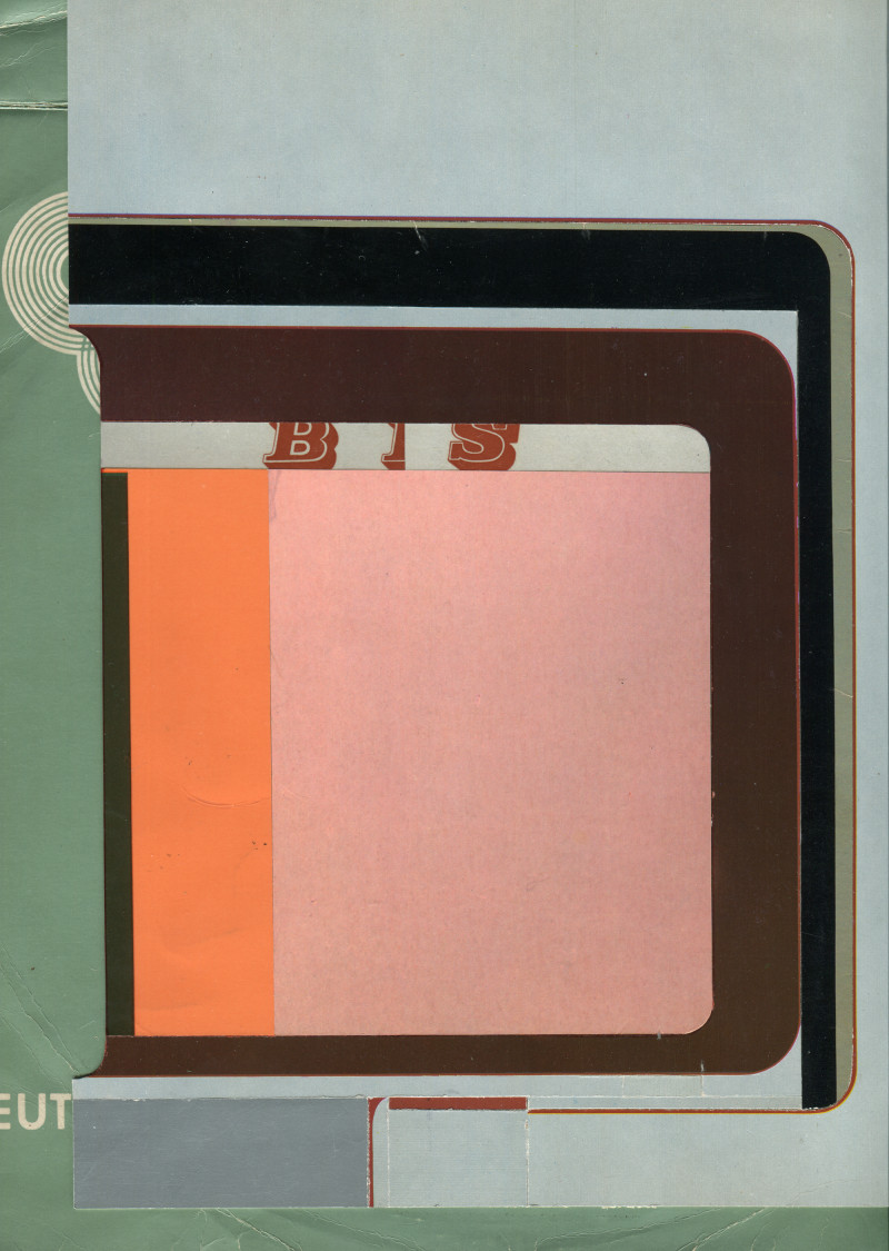 Hartmut Landauer,disco debris,paper inlay,Papierintarsie,LP-cover